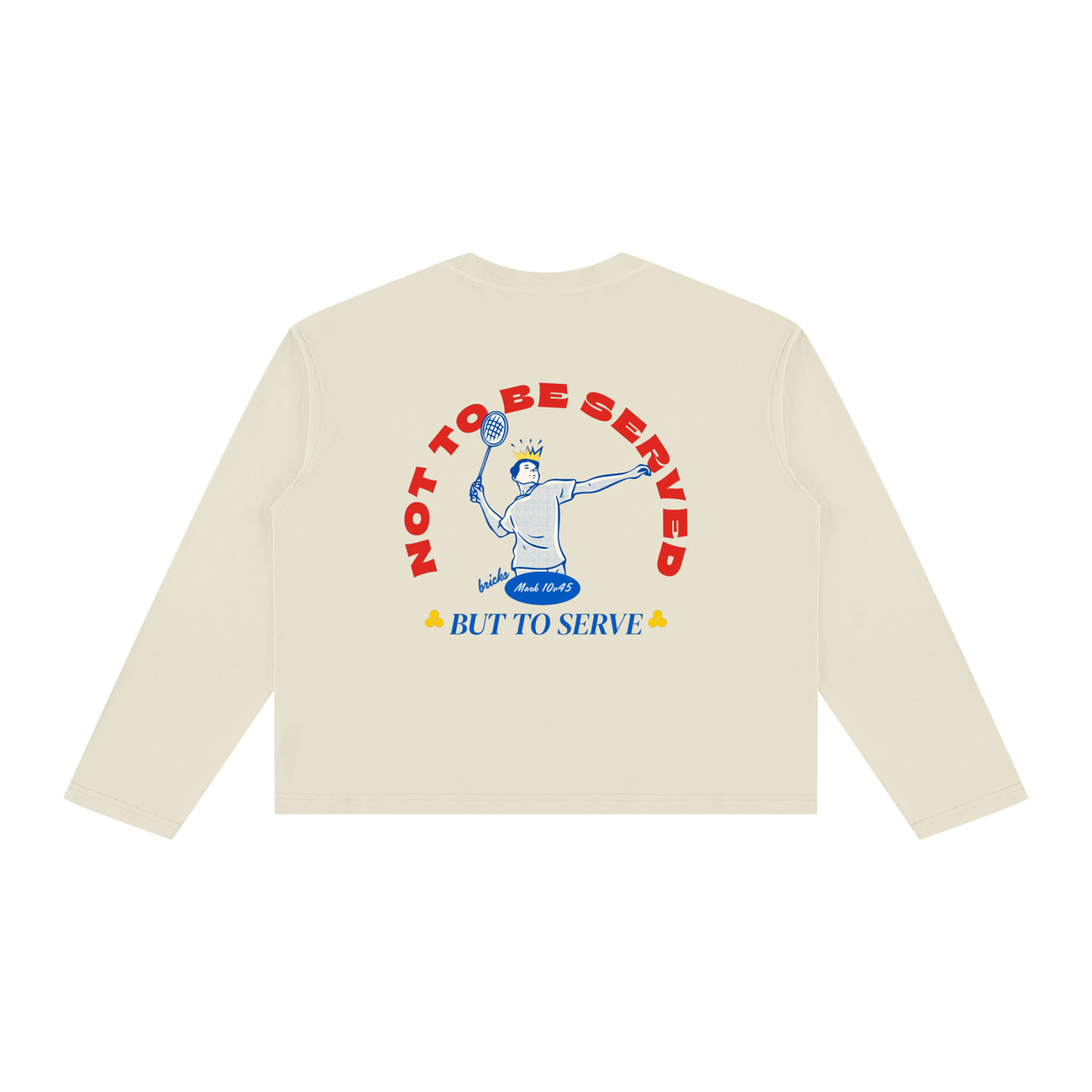 Serve! // Long Sleeve Boxy Tee