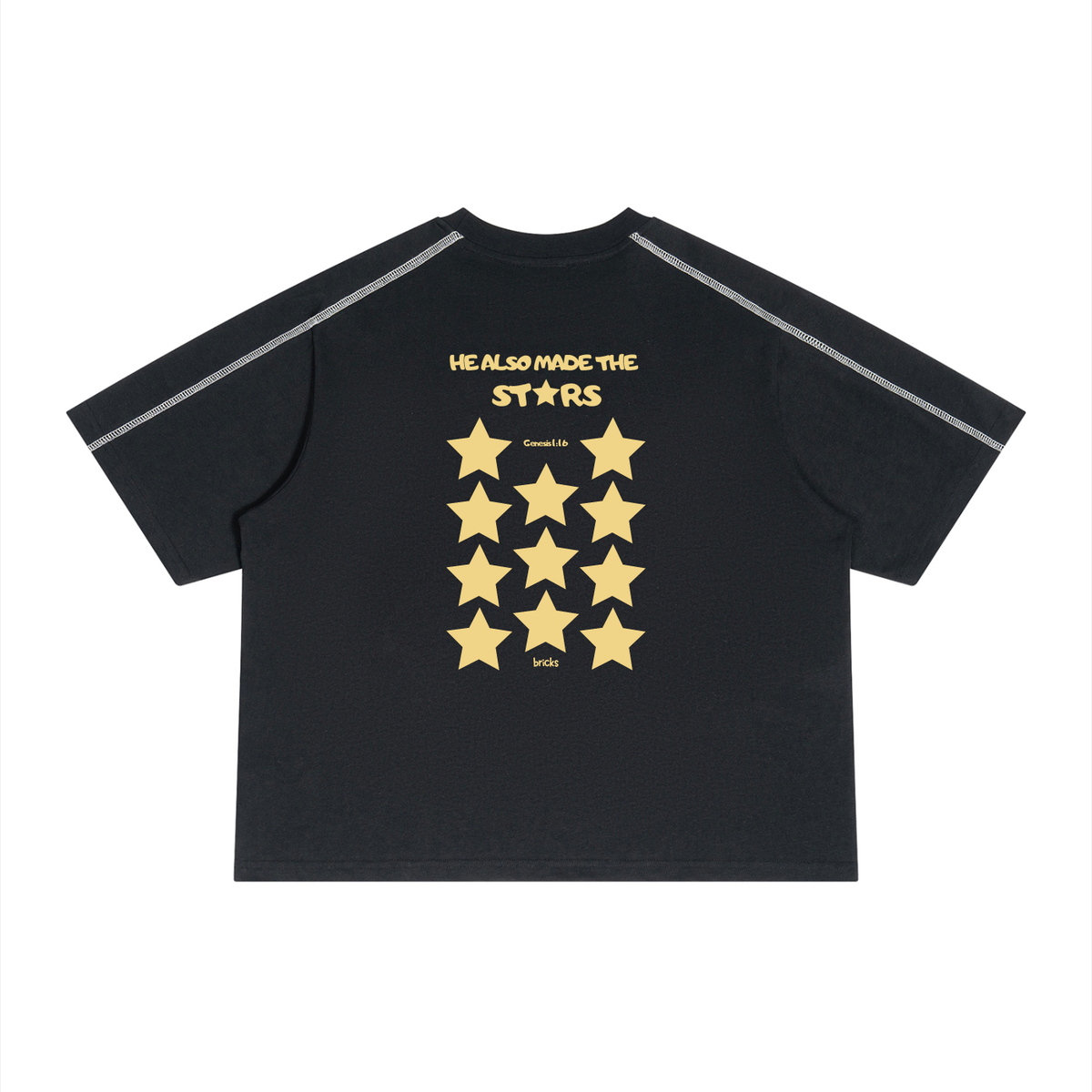 Stars // Unisex Raglan boxy T-Shirt