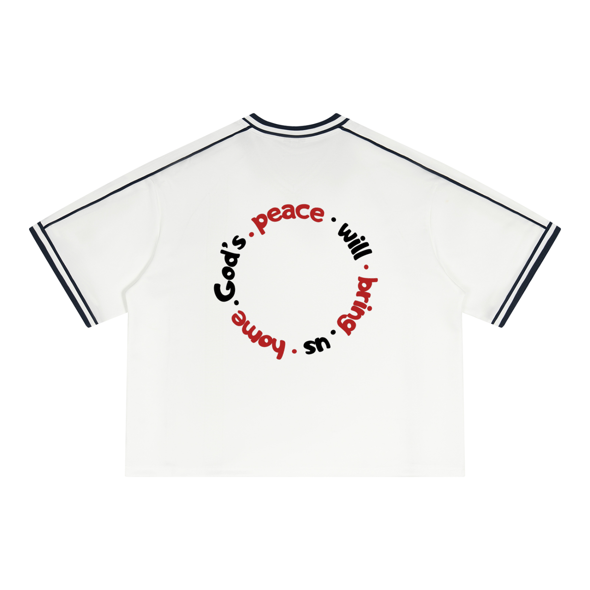 Peace On Earth // Boxy footie tee