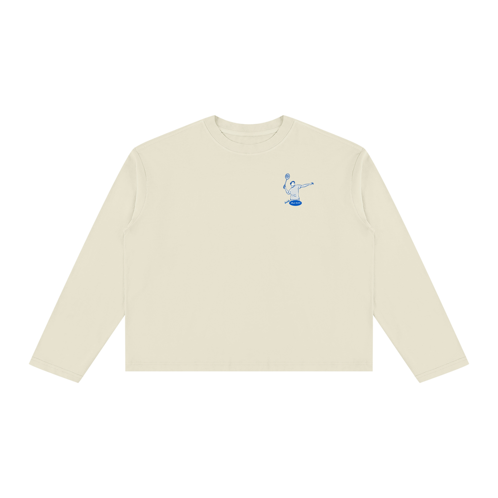 Serve! // Long Sleeve Boxy Tee