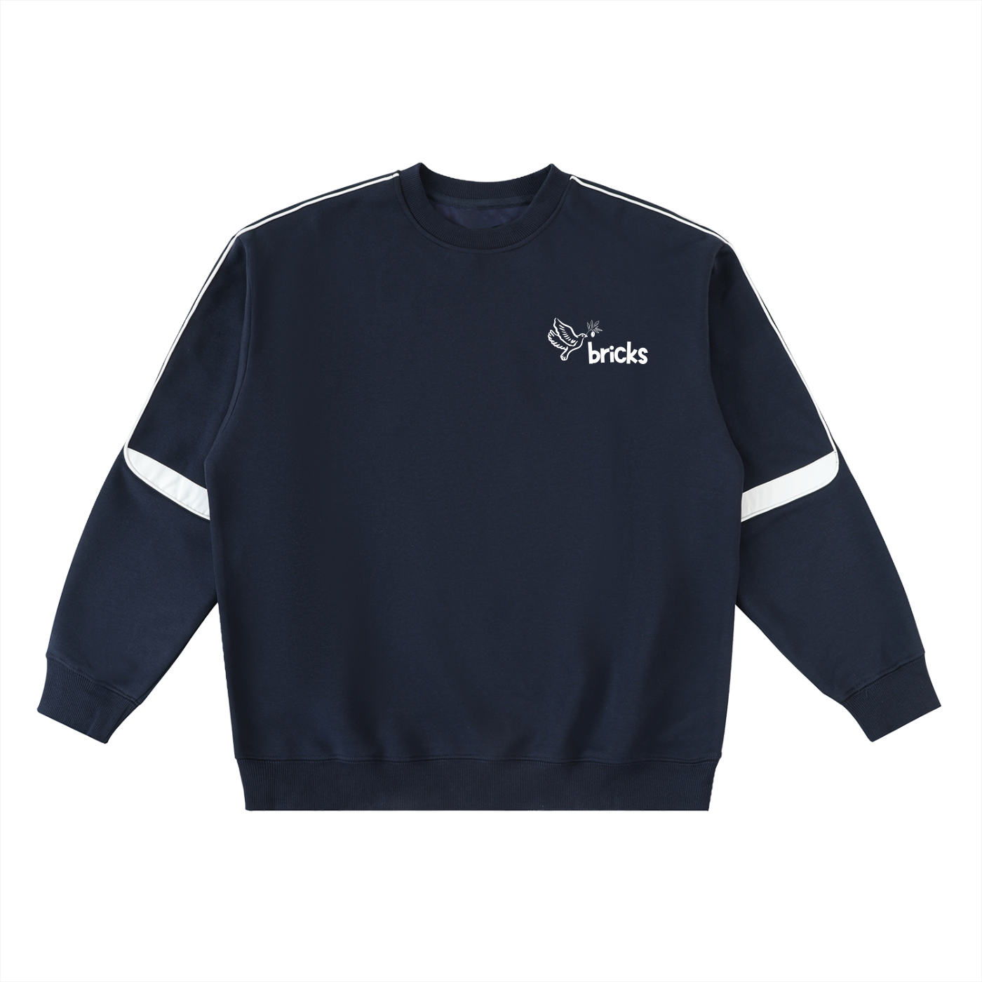 Peace on Earth // Navy Crewneck Sweatshirt