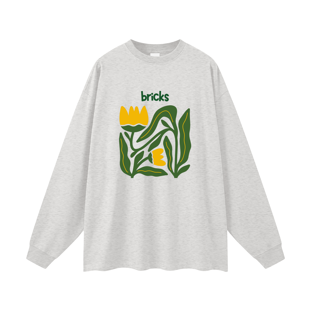 Let There Be Plants // Oversized Unisex Long Sleeve T-Shirt
